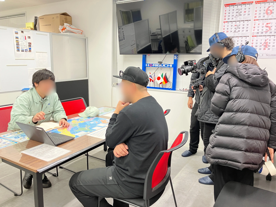 採用サイトの撮影