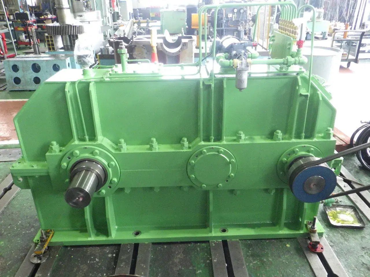 本体無負荷試験中