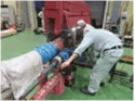 立位ボーリング加工